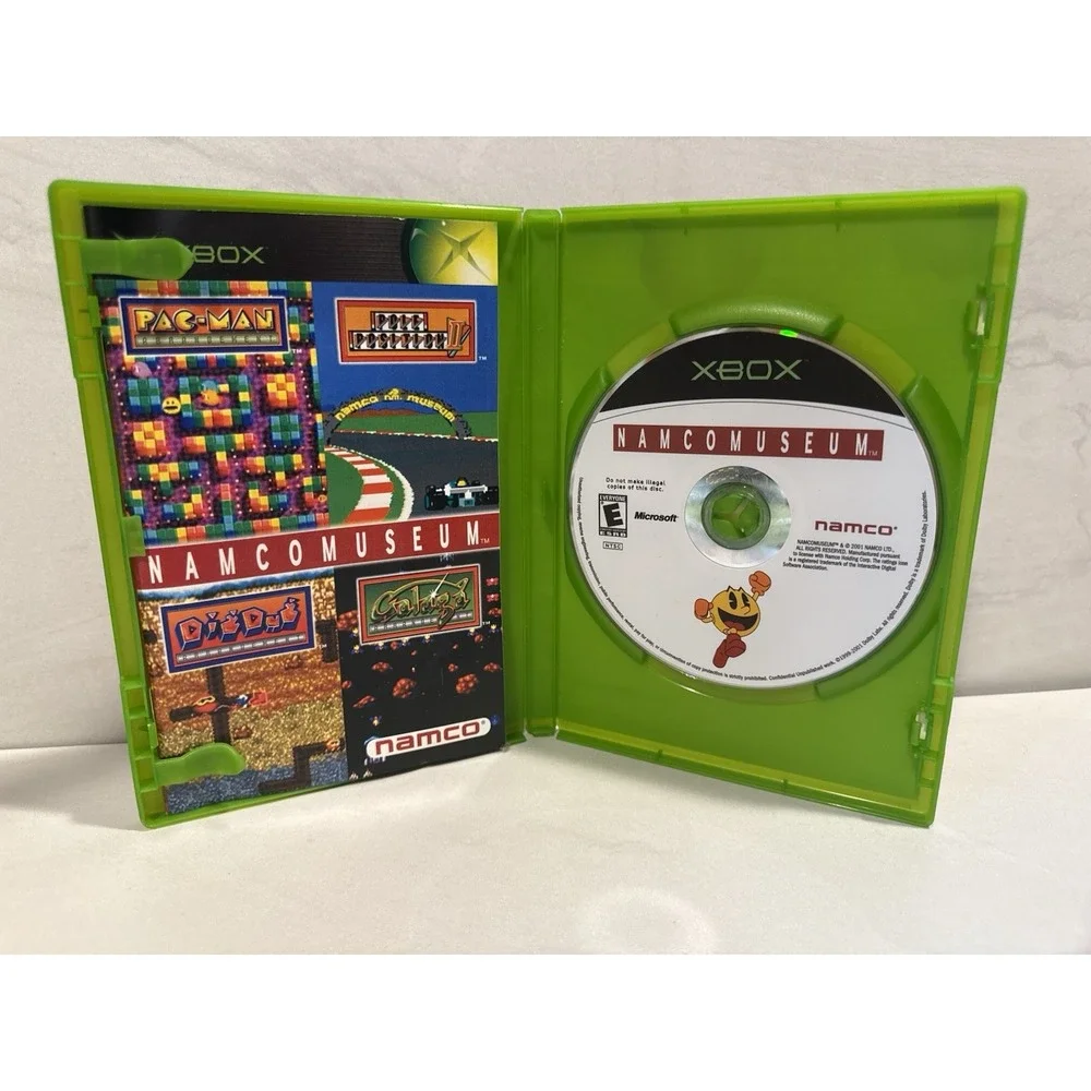Namco Museum Microsoft Xbox 2002 With Manual